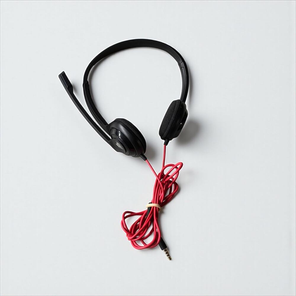 Pre Owned Computer Headset with Clear Microphone - Picture 4 of 10